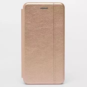 Чехол-книжка BC002 для смартфона Samsung SM-A202 Galaxy A20e, искусственная кожа, золотистый (101290)