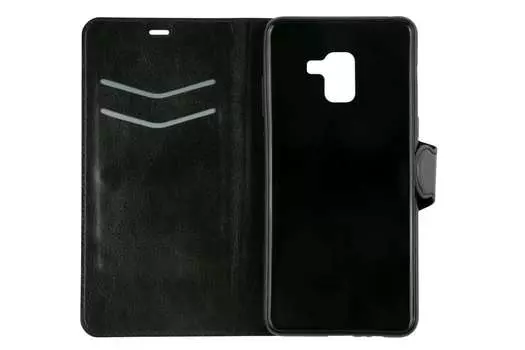 Чехол-книжка Red Line Book Type для смартфона Samsung Galaxy A8 Plus 2018 (А730), искусственная кожа, черный