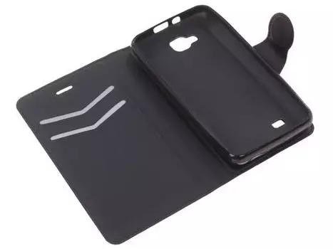 Чехол-книжка Red Line Book Type для смартфона ZTE Blade AF3/A5, искусственная кожа, черный