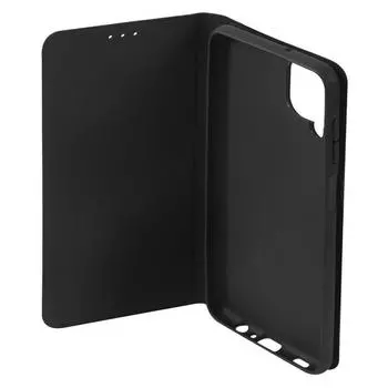 Чехол-книжка Red Line с застежкой на магнитах для смартфона Samsung Galaxy A12, черный (УТ000023436)