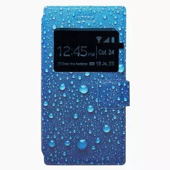 Чехол-книжка с принтом 4.0 для смартфона универсальный универсальный, Полиурентан, рисунок (118513)