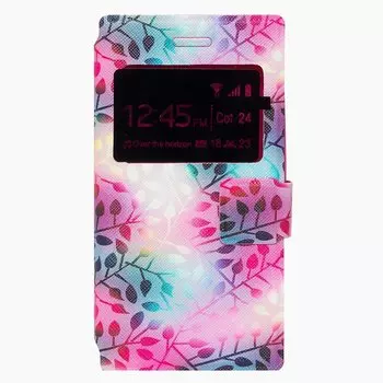 Чехол-книжка с принтом 4.0 для смартфона универсальный универсальный, Полиурентан, рисунок (118516)