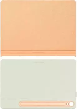 Чехол-книжка Samsung Book Cover EF-BX710POEGRU для планшета Samsung Galaxy Tab S9/ S9 FE, полиуретан, оранжевый (EF-BX710POEGRU)