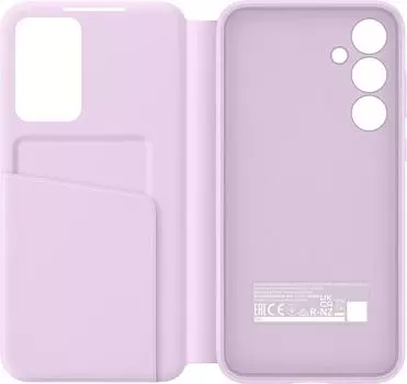 Чехол-книжка Samsung Smart View Wallet Case для смартфона Samsung Galaxy A35, термопластичный полиуретан (TPU), лаванда (EF-ZA356CVEGRU)