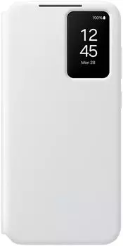 Чехол-книжка Samsung Smart View Wallet Case EF-ZS721CWEGRU для смартфона Samsung Galaxy S24 FE, TPU, белый (EF-ZS721CWEGRU)