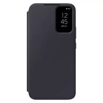Чехол-книжка Samsung Smart View Wallet для смартфона Samsung Galaxy A34, полиуретан, чёрный (EF-ZA346CBEGRU)