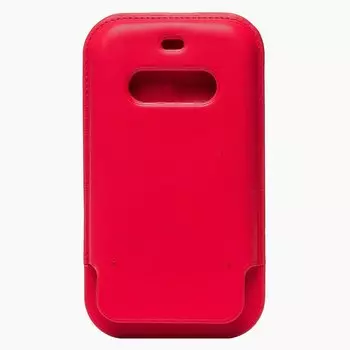Чехол-кобура MSafe для смартфона Apple iPhone 12/12 Pro, кожа, красный (129955)
