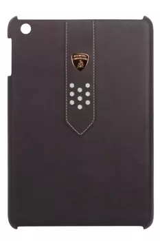 Чехол-крышка iMobo Lamborghini Superleggera для iPad mini, Кожаный черный-белый (LB-HCIPDMI-SU/D2-BK/WE)