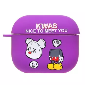 Чехол Luxo Creative для Apple AirPods (3-го поколения), фиолетовый (231006)