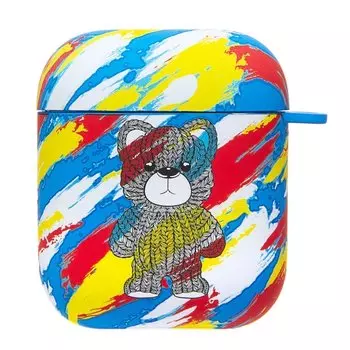 Чехол Luxo Creative для кейса Apple AirPods/AirPods 2, разноцветный (230997)