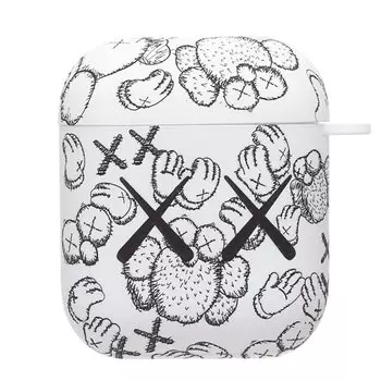 Чехол Luxo Creative для кейса Apple AirPods/AirPods 2, белый (230991)