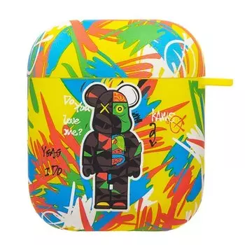 Чехол Luxo Creative для кейса Apple AirPods/AirPods 2, разноцветный (230992)