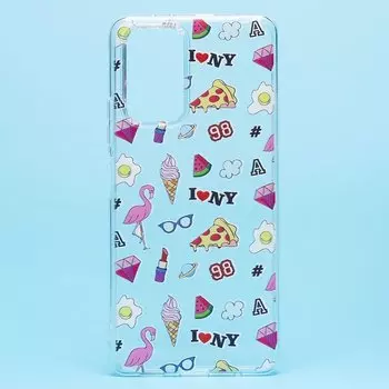 Чехол-накладка 003 для смартфона Xiaomi Redmi Note 10 Pro, силикон, принт (130150)