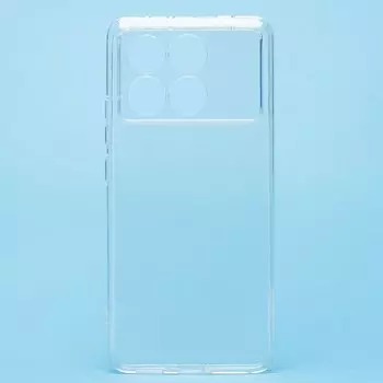 Чехол-накладка Activ Activ ASC-101 Puffy 0.9мм для смартфона Xiaomi Poco X6 Pro 5G, силикон, прозрачный (228271)