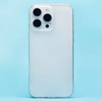 Чехол-накладка Activ ASC-101 Puffy 0.9мм для смартфона Apple iPhone 16 Pro Max, силикон, прозрачный (234396)