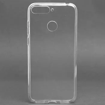 Чехол-накладка Activ ASC-101 Puffy 0.9мм для смартфона Huawei Honor 7A Pro, прозрачный (84875)