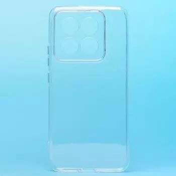 Чехол-накладка Activ ASC-101 Puffy 0.9мм для смартфона Xiaomi 14 Pro, силикон, прозрачный (224912)