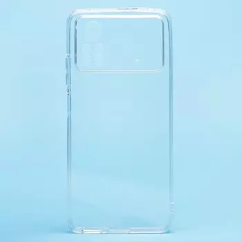 Чехол-накладка Activ ASC-101 Puffy 0.9мм для смартфона Xiaomi Poco X4 Pro 5G, силикон, прозрачный (209847)