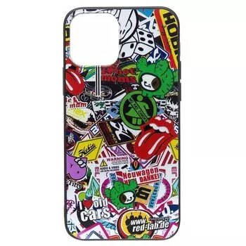 Чехол-накладка Activ для смартфона Apple iPhone 12, силикон, цветной принт (208198)