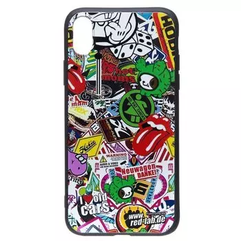 Чехол-накладка Activ для смартфона Apple iPhone XR, силикон, цветной принт (208228)