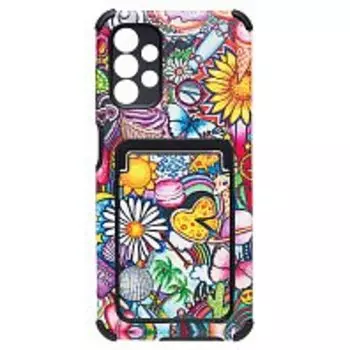 Чехол-накладка Activ для смартфона Samsung SM-A135 Galaxy A13 4G, силикон, цветной принт (210504)