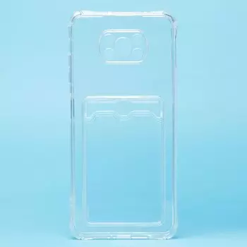 Чехол-накладка Activ для смартфона Xiaomi Poco X3/Poco X3 Pro, силикон, прозрачный (206022)