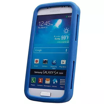 Чехол-накладка Activ для телефона универсальный ASC-102 3.5"-4", силикон, синий (63027)