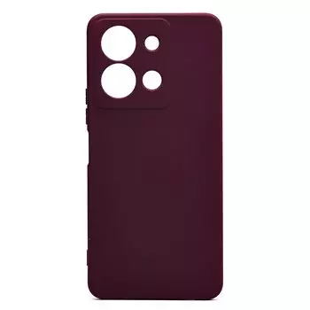 Чехол-накладка Activ Full Original Design для смартфона Vivo Y36, силикон, бордовый (226266)