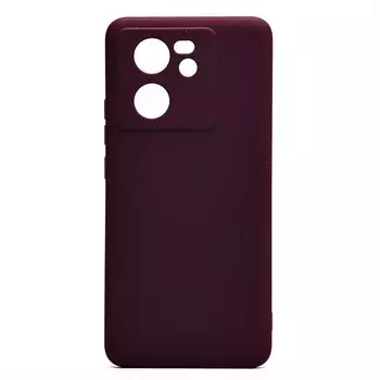 Чехол-накладка Activ Full Original Design для смартфона Xiaomi 13T/13T Pro, силикон, бордовый (226247)