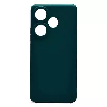 Чехол-накладка Activ Full Original Design для смартфона Poco F6, силикон, темно-зеленый (233652)