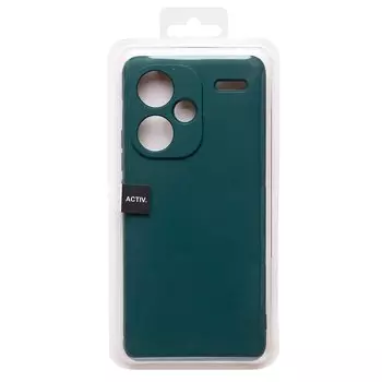 Чехол-накладка Activ Full Original Design для смартфона Xiaomi Redmi Note 13 Pro+, силикон, темно-зеленый (223917)