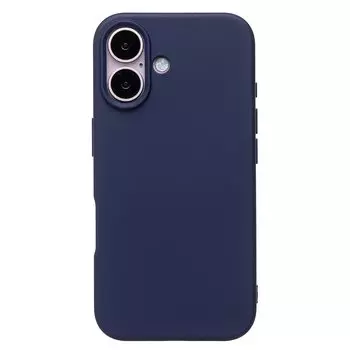 Чехол-накладка Activ Full Original Design для смартфона Apple iPhone 16, силикон, темно-синий (234481)