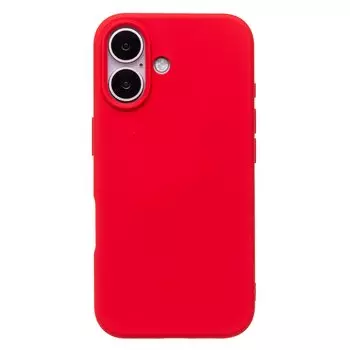 Чехол-накладка Activ Full Original Design для смартфона Apple iPhone 16, силикон, красный (234477)