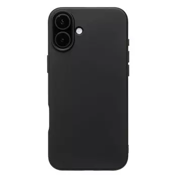 Чехол-накладка Activ Full Original Design для смартфона Apple iPhone 16 Plus, силикон, черный (234462)