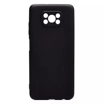 Чехол-накладка Activ Full Original Design для смартфона Poco X3/X3 Pro, силикон, черный (125886)