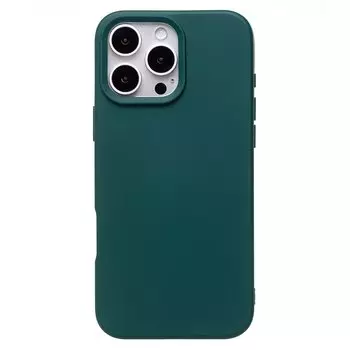 Чехол-накладка Activ Full Original Design для смартфона Apple iPhone 16 Pro Max, силикон, темно-зеленый (234488)