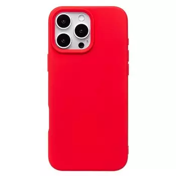 Чехол-накладка Activ Full Original Design для смартфона Apple iPhone 16 Pro Max, силикон, красный (234480)