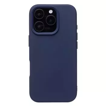 Чехол-накладка Activ Full Original Design для смартфона Apple iPhone 16 Pro, силикон, темно-синий (234483)