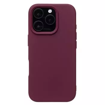 Чехол-накладка Activ Full Original Design для смартфона Apple iPhone 16 Pro, силикон, бордовый (234467)