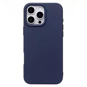 Чехол-накладка Activ Full Original Design для смартфона Apple iPhone 16 Pro Max, силикон, темно-синий (234484)