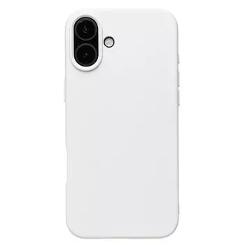 Чехол-накладка Activ Full Original Design для смартфона Apple iPhone 16 Plus, силикон, белый (234458)