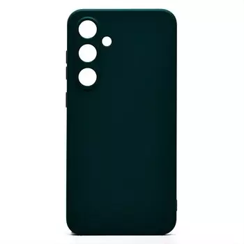 Чехол-накладка Activ Full Original Design для смартфона Samsung Galaxy S24FE, силикон, темно-зеленый (237281)