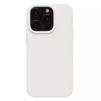 Чехол-накладка Activ Full Original Design для смартфона Apple iPhone 15 Pro, силикон, белый (220162)
