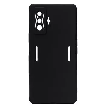 Чехол-накладка Activ Full Original Design для смартфона Poco F4 GT, силикон, черный (207310)
