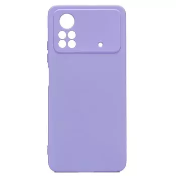 Чехол-накладка Activ Full Original Design для смартфона Poco X4 Pro 5G, силикон, светло-фиолетовый (209859)