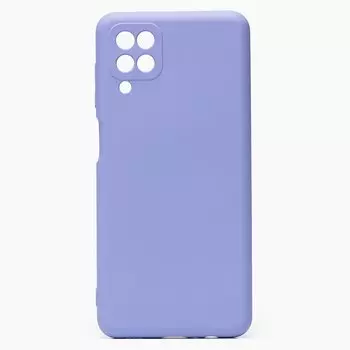 Чехол-накладка Activ Full Original Design для смартфона Samsung SM-A125 Galaxy A12, силикон, светло-фиолетовый (126750)