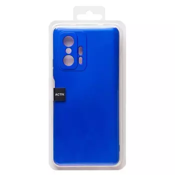 Чехол-накладка Activ Full Original Design для смартфона Xiaomi 11T/11T Pro, силикон, темно-синий (217057)