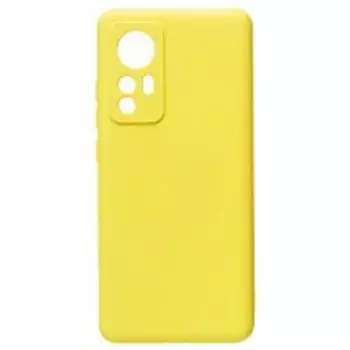 Чехол-накладка Activ Full Original Design для смартфона Xiaomi 12/12S, силикон, желтый (210002)