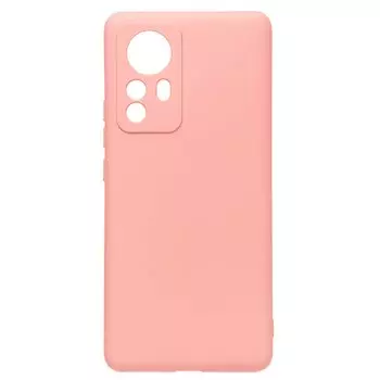 Чехол-накладка Activ Full Original Design для смартфона Xiaomi 12 Pro, силикон, светло-розовый (217074)