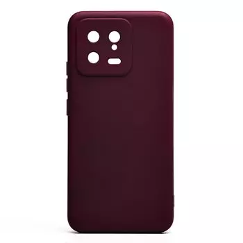 Чехол-накладка Activ Full Original Design для смартфона Xiaomi 13, силикон, бордовый (213274)